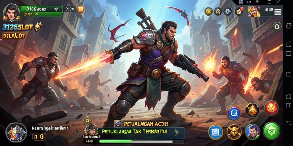 Tampilan menarik dari gameplay 3126SLOT yang penuh aksi.