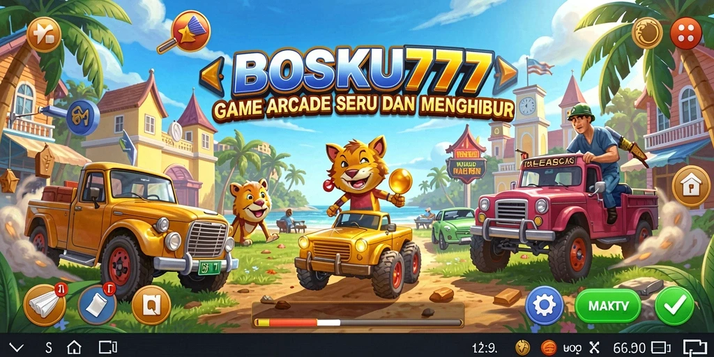 Tampilan gameplay menarik dari BOSKU777 yang penuh tantangan.
