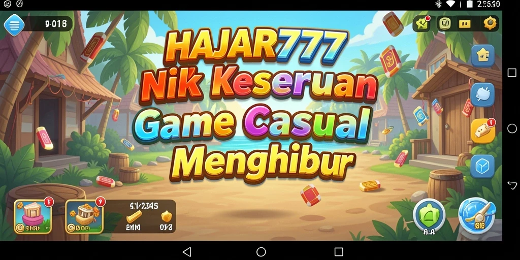 Tampilan gameplay seru dari HAJAR777 yang penuh tantangan dan hiburan.