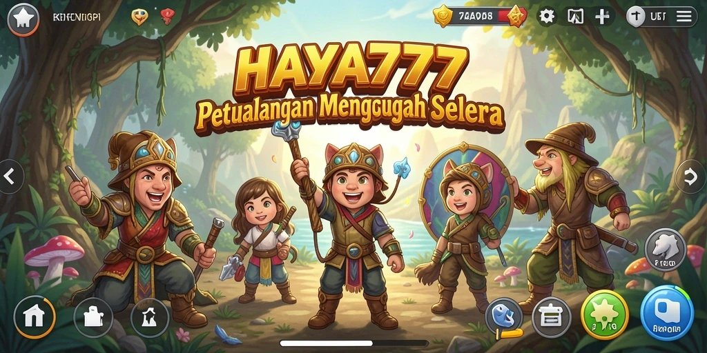 Screenshot utama HAYA777 yang menunjukkan gameplay seru dalam petualangan.