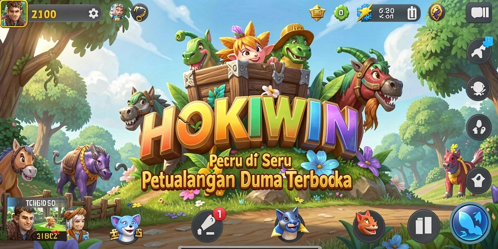 Screenshot HOKIWIN menampilkan keindahan dunia terbuka yang menakjubkan.