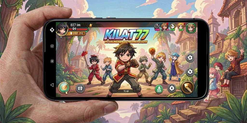 Tampilan gameplay KILAT77 yang seru dan penuh aksi.