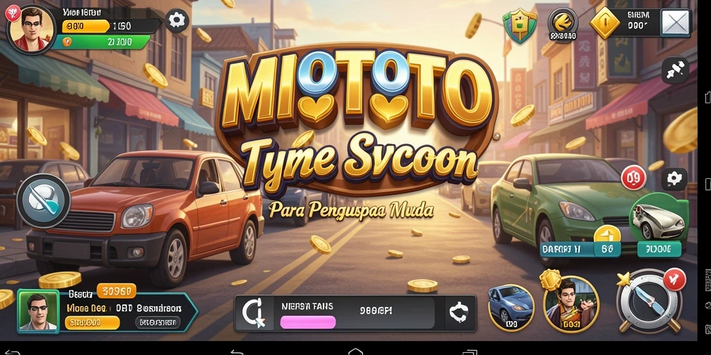Tampilan gameplay menarik dari MIOTOTO yang penuh dengan strategi Tycoon.