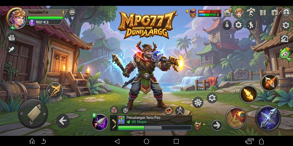 Tampilan gameplay mendebarkan dalam dunia ARPG MPO777.