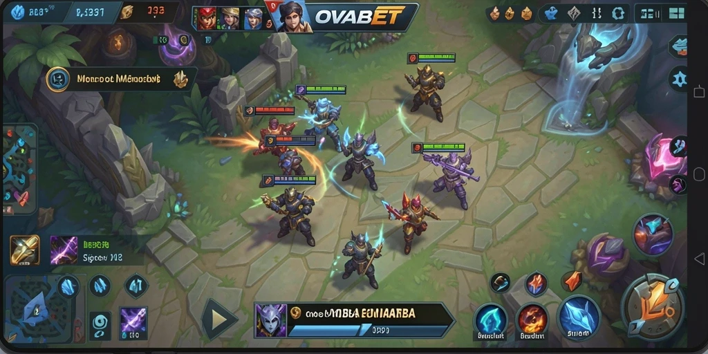 Tampilan gameplay OVABET yang memukau dan penuh aksi.