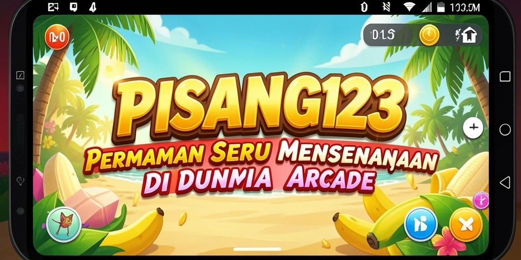 Screenshot PISANG123 menampilkan aksi gameplay yang dinamis dan berwarna.