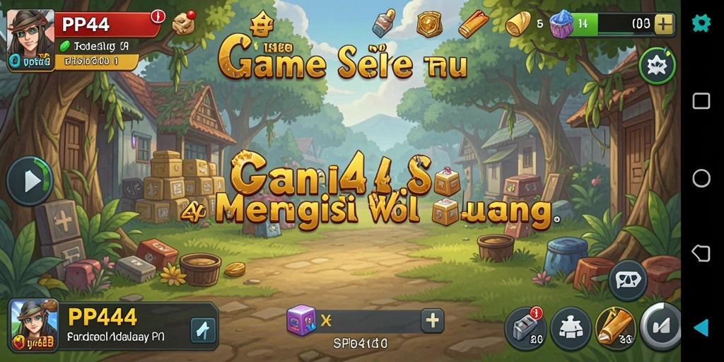 Tampilan gameplay PP444 yang menampilkan aksi idle yang seru.