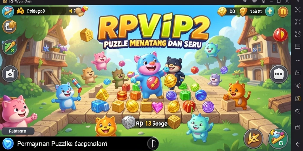 Tampilan gameplay RPVIP2 yang seru dan menantang.