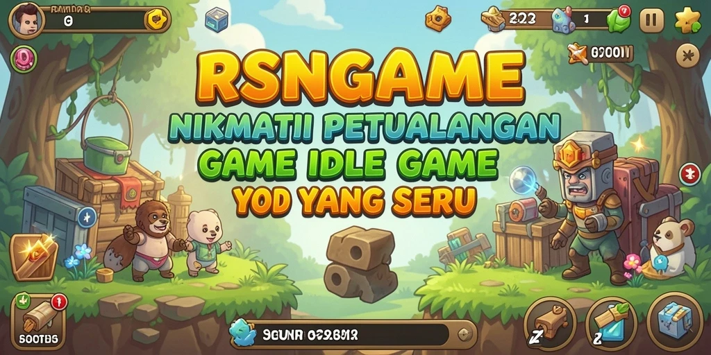 Screenshot gameplay RSNGAME yang menampilkan karakter aktif dalam mode Idle.