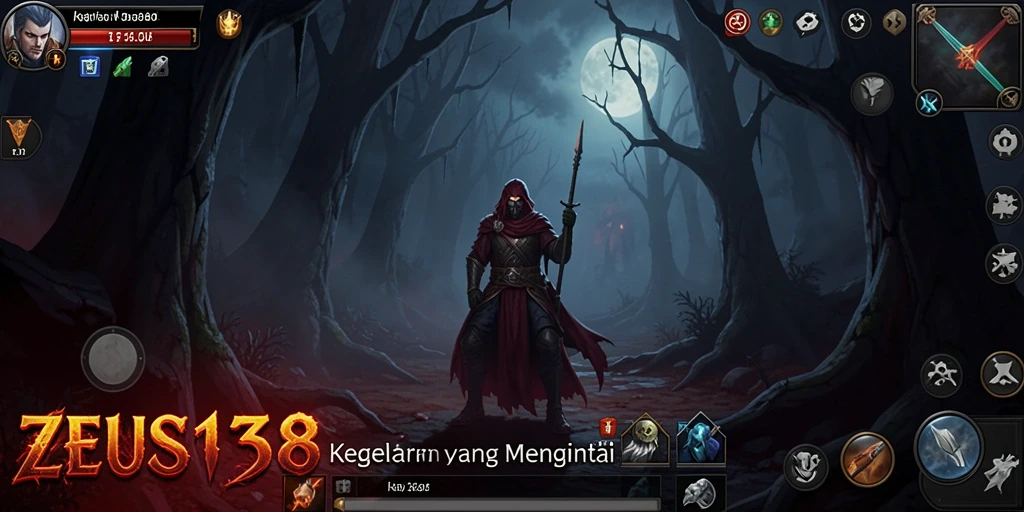 Gameplay ZEUS138 menampilkan suasana horor yang mendalam dan menakutkan.