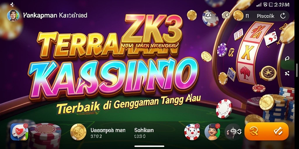 Tampilan gameplay ZK3 yang menegangkan dan seru di layar.
